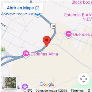 Ubicación casa con pileta para 8 personas en Empalme a Tanti, cerca de Carlos Paz