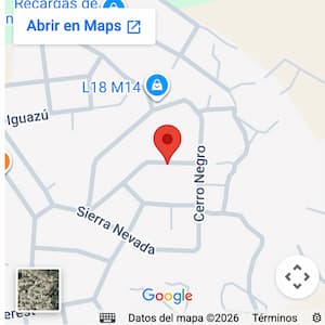 Ubicación casa para 6/7 personas con pileta, en barrio Colinas, Carlos Paz