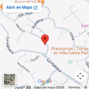 Ver ubicación departamento para 4 a 5 personas a 8 cuadras del centro y de balneario, Carlos Paz
