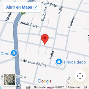 Ver ubicación Departamento para 5 personas, a 3 cuadras de Playas de Oro, Carlos Paz