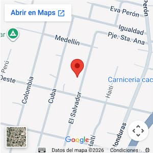 Ver ubicación departamentos para 3 y 4 personas, a 2 cuadras del río, Carlos Paz