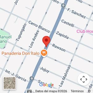 Ver ubicación departamento  para  5 a 6 personas, sobre Av. Cárcano, Carlos Paz